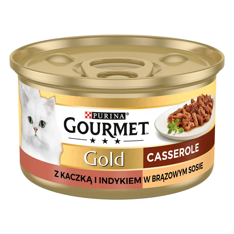 Purina Gourmet Gold Kaczka/Indyk W Sosie 85g