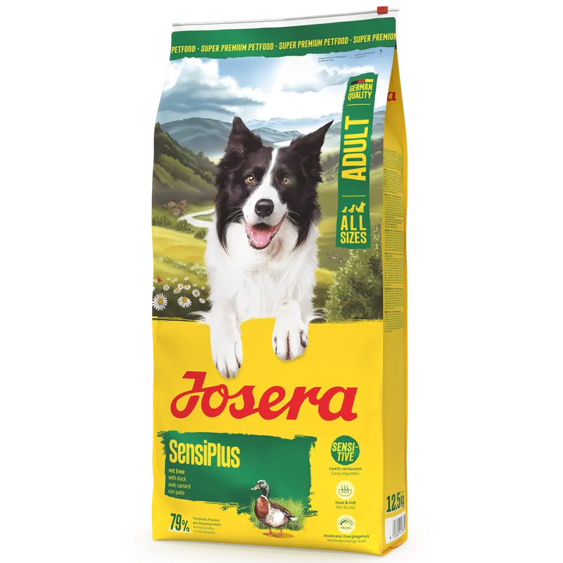 Josera SensiPlus Karma Bezglutenowa Z Kaczką Dla Psów Dorosłych 12,5kg