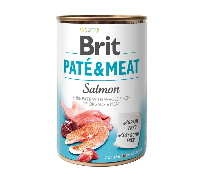 Brit Pate & Meat Z Łososiem 400g