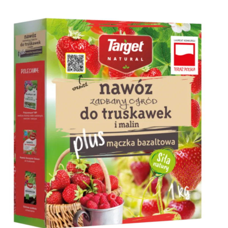 Nawóz Zadbany Ogród Do Truskawek I Malin Plus Mączka Bazaltowa 1 kg