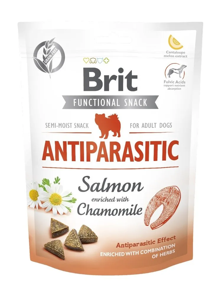 Brit Care Dog Functional Snack Antiparastic Salmon 150g