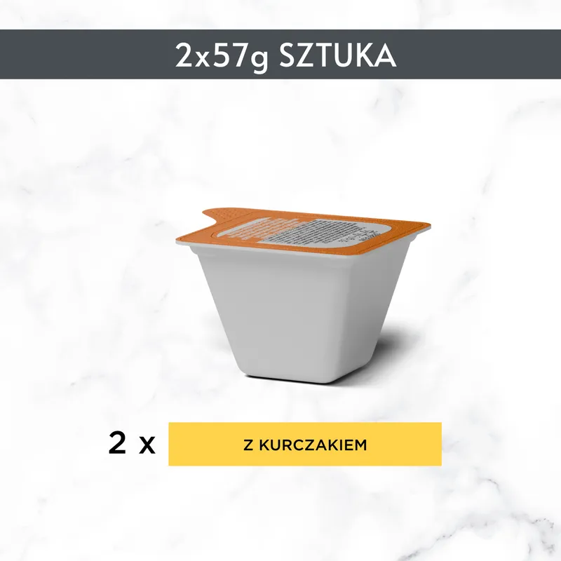 Karma Mokra Dla Kota Dorosłego Z Kurczakiem 2 szt ZOOJOY 114 g