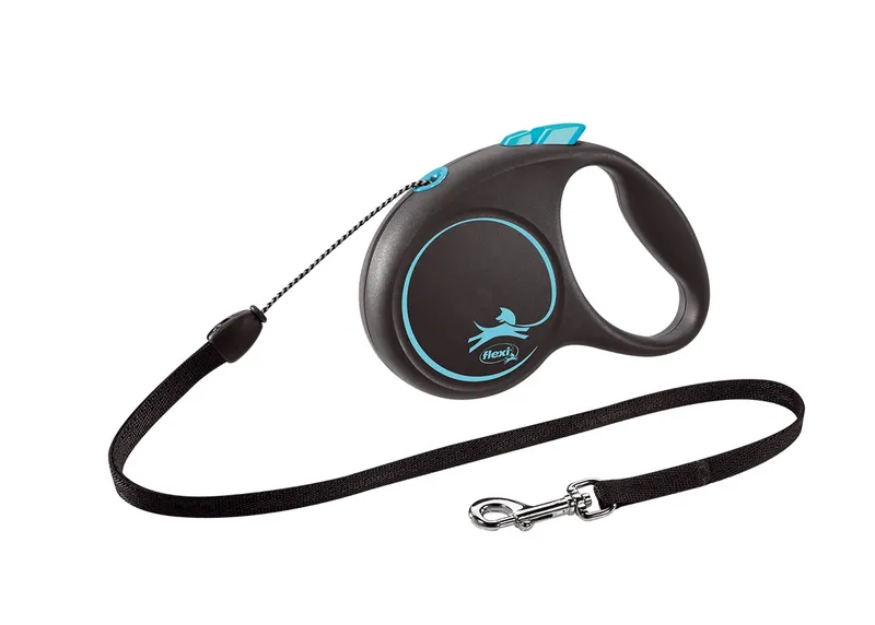 Flexi Smycz Black Design S Linka 5m Do 12kg - Niebieska