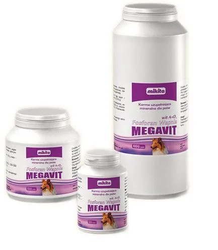 Mikita Fosforan Wapnia Wit. A+D3 Megavit 50 Tabletek
