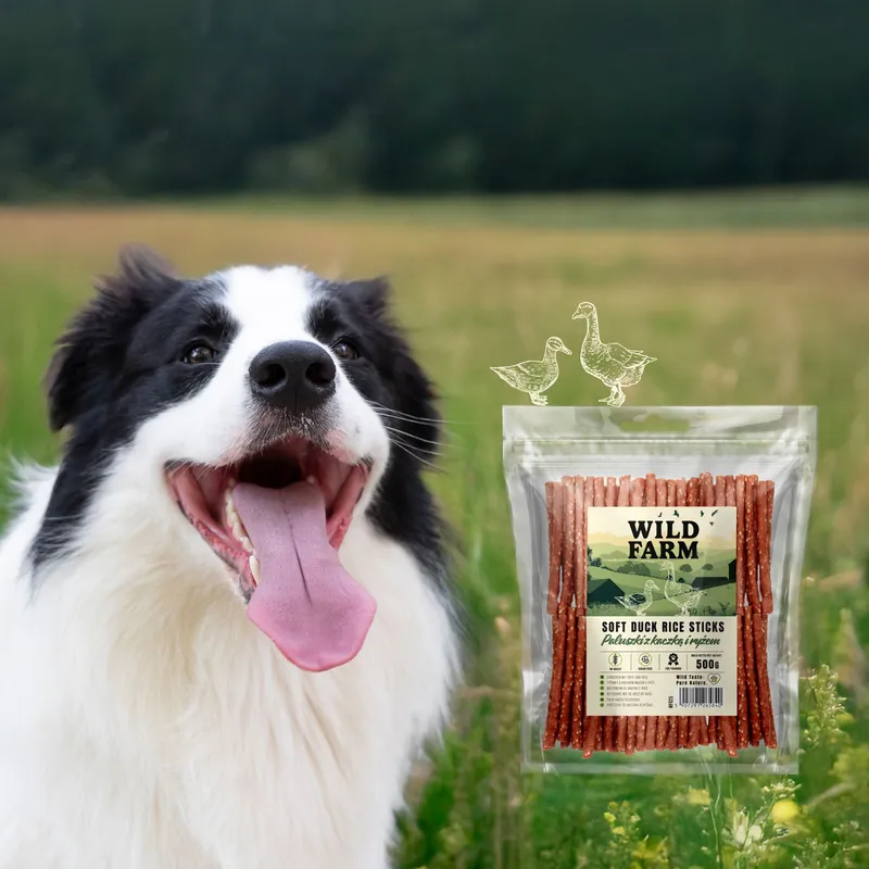 Przysmak Dla Psa Paluszki Z Kaczką I Ryżem Naturalne ZOOJOY 500 g