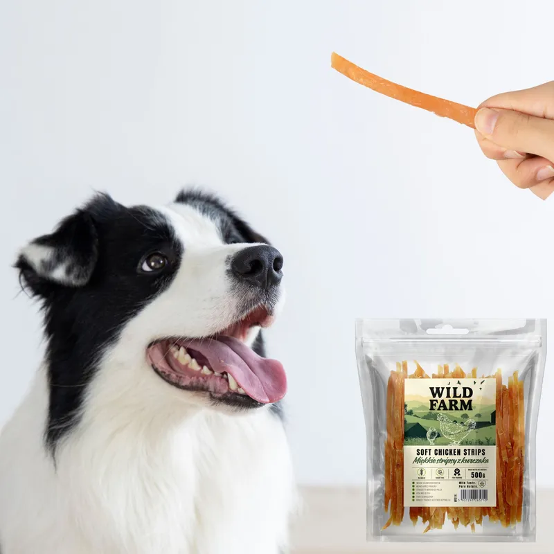 Przysmak Dla Psa Stripsy Z Kurczaka Naturalne Bezzbożowe ZOOJOY 500 g