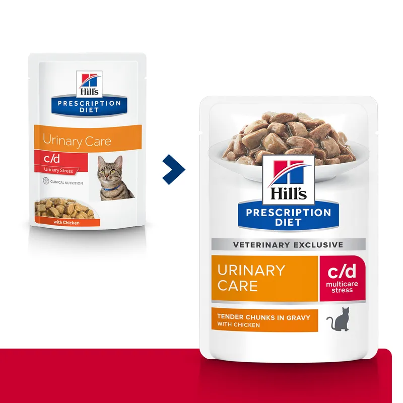 Hill's PD Prescription Diet Feline C/D Urinary Stress 85g