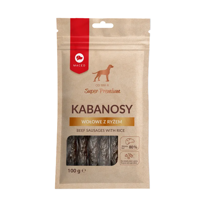 MACED Kabanosy Wołowe Z Ryżem 100 g