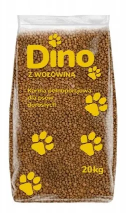 Dino Sucha Karma Z Wołowiną Dla Psów 20kg