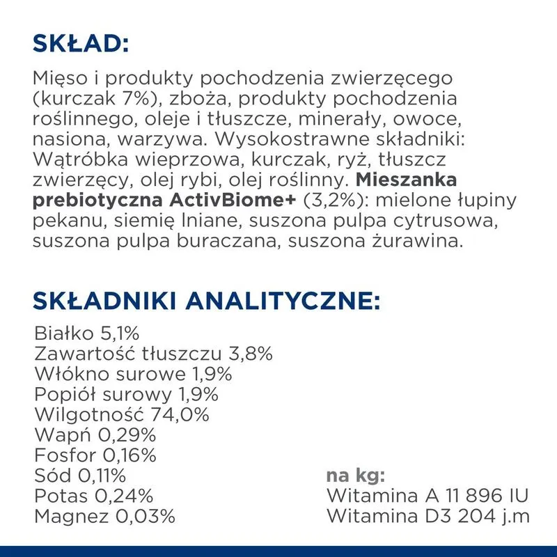 Karma Mokra Dla Psa Gastrointestinal Biome ZOOJOY 370 g Dla Dorosłych