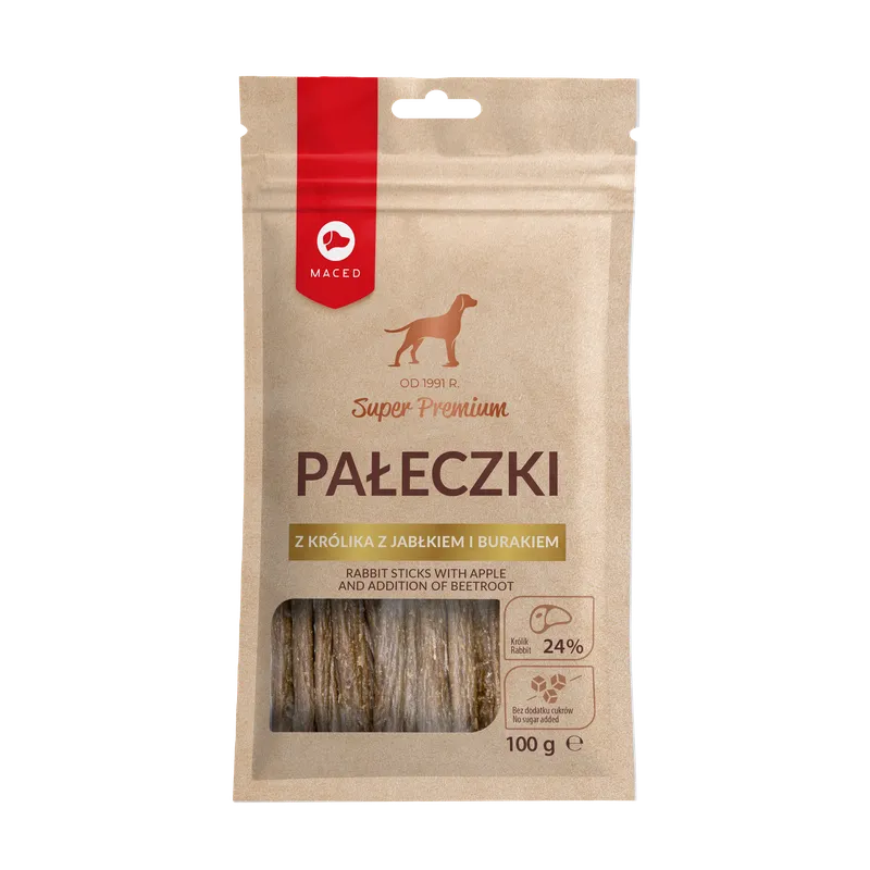 MACED Pałeczki Z Królika Z Jabłkiem I Burakiem 100g