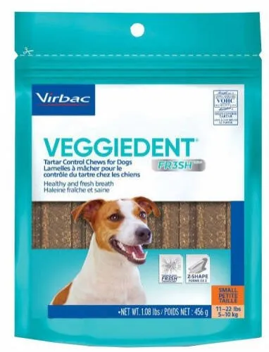 Virbac Veggiedent Fresh Gryzak S (5-10KG) 15SZTUK