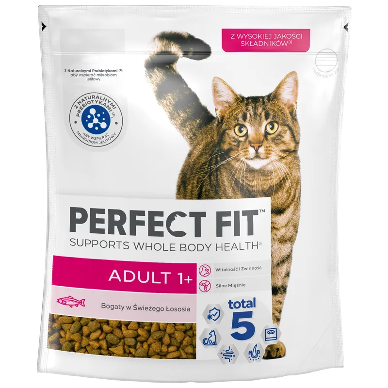 PERFECT FIT Adult 1+ Z Łososiem 750g