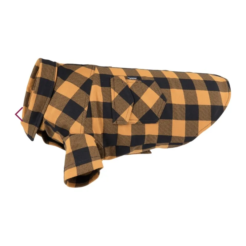 Koszula Dla Psa W Kratę Dla Yorkshire Terrier ZOOJOY 30 x 32 x 46 cm - Żółta