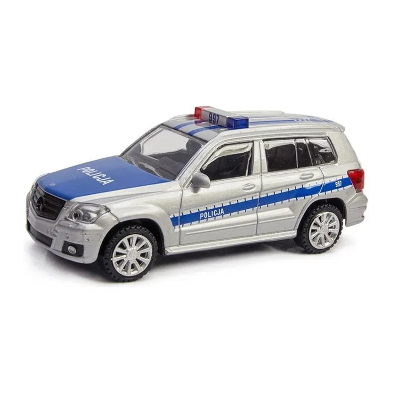 Model Samochodu Metalowy Policyjny TUM-TUM MERCEDES Glk Policja 1:43