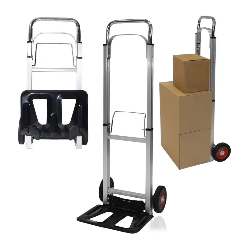 Wózek Magazynowy Aluminiowy Składany Ręczny Teleskopowy MOVEMANIA 90 kg