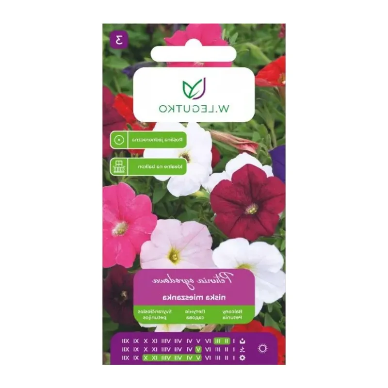 Nasiona Petunia Ogrodowa Niska Mieszanka Kolorów GARDIVA 1,5 g