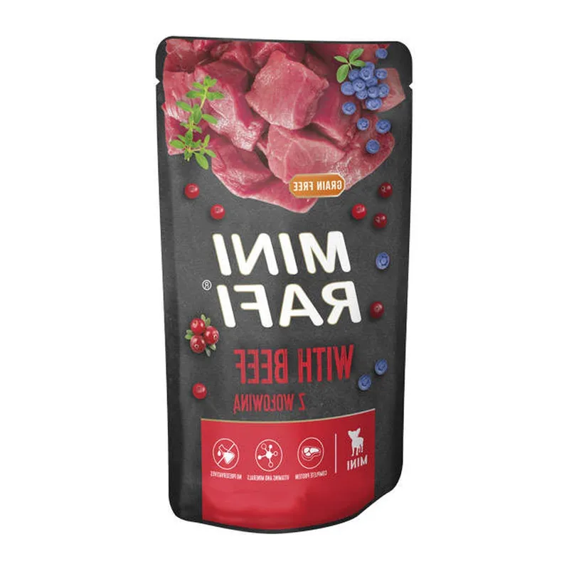 Karma Mokra Dla Psa Dorosłego Ras Małych Z Wołowiną ZOOJOY 150 g