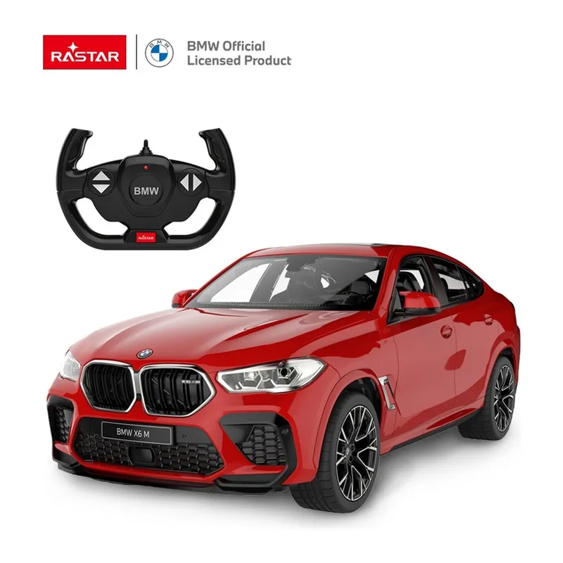 Samochód Zdalnie Sterowany BMW X6 m Skala 1:14 Od 6 Lat TUM-TUM - Czerwony