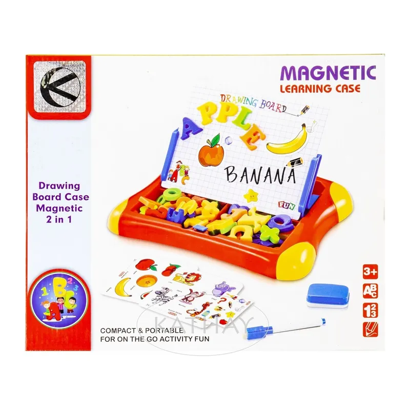 Tablica Magnetyczna 2 w 1 Do Pisania Z Literkami I Zwierzątkami TUM-TUM