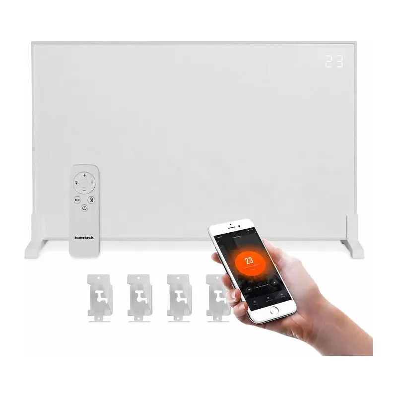 Panel Grzewczy Na Podczerwień 1200 W WIFI 60 x 120 cm Z Wyświetlaczem LED