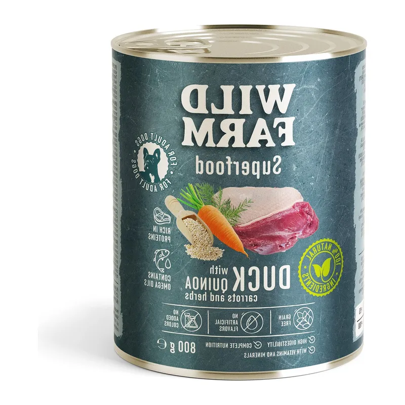 Karma Mokra Dla Psa Dorosłego Kaczka Z Komosą I Marchewką ZOOJOY 800 g