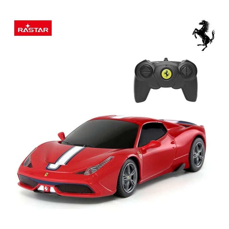 Auto Zdalnie Sterowane 1:24 TUM-TUM FERRARI 458 Speciale A 19 cm - Czerwone