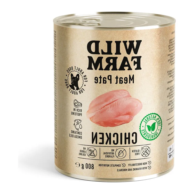 Karma Mokra Dla Psa Dorosłego Z Kurczakiem Bezglutenowa ZOOJOY 800 g