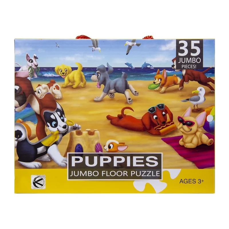 Puzzle Dla Dzieci XXL 35 Elementów Szczeniaki 60 x 44 cm TUM-TUM