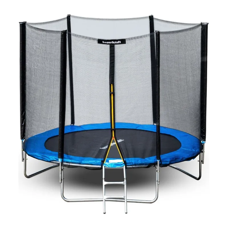 Trampolina Ogrodowa Z Siatką Ze Stalowymi Sprężynami GARDIVA 244 cm