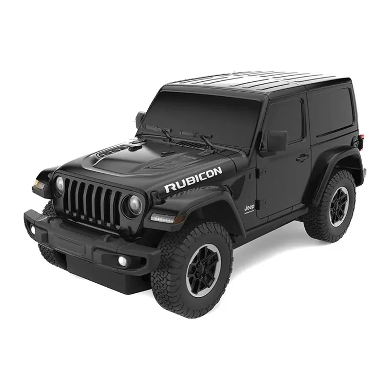 Samochód Zdalnie Sterowany 1:24 TUM-TUM JEEP Wrangler Jl 19 cm - Czarny