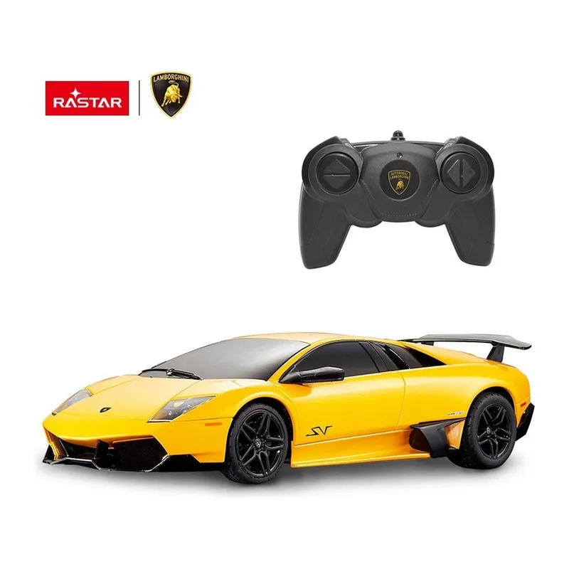 Samochód Zdalnie Sterowany LAMBORGHINI Murcielago Skala 1:24 TUM-TUM - Żółty