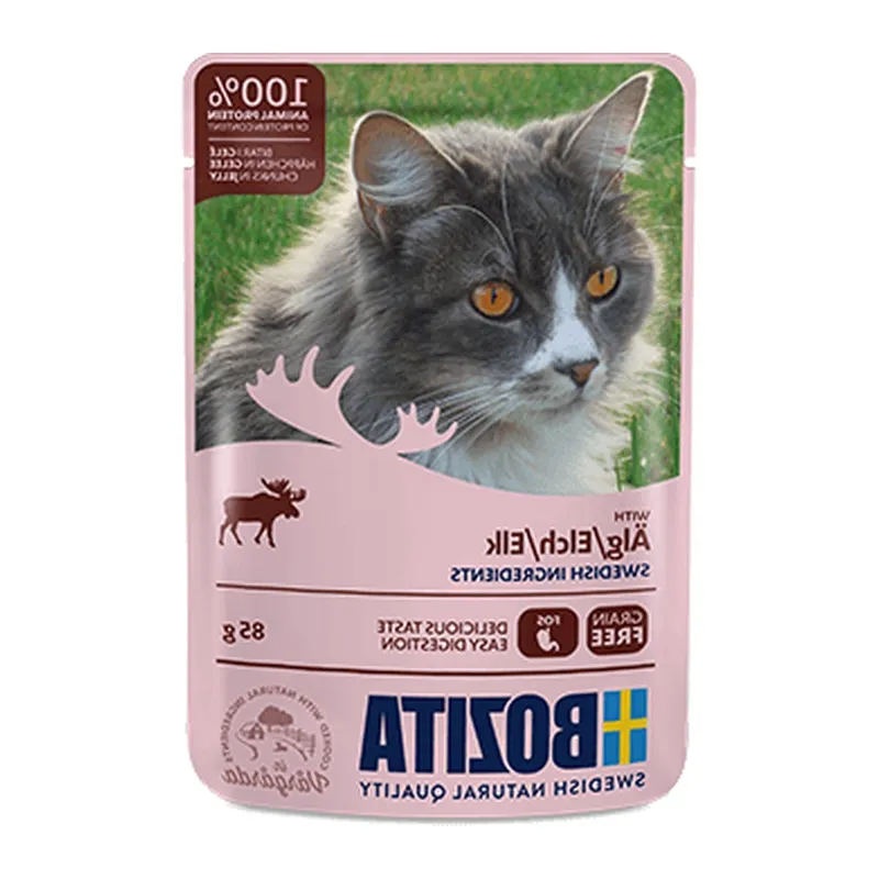 Karma Mokra Dla Kota Kawałki W Galarecie Z Łosiem ZOOJOY 85 g 1 szt