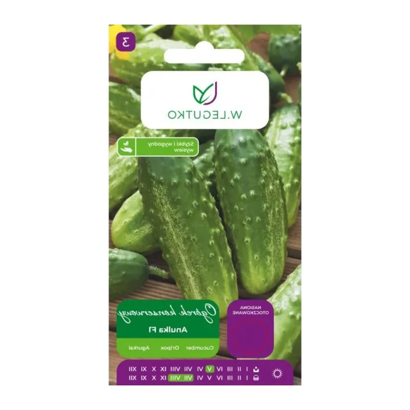 Ogórek Korniszonowy Gruntowy Anulka Cucumis Sativus Nasiona GARDIVA