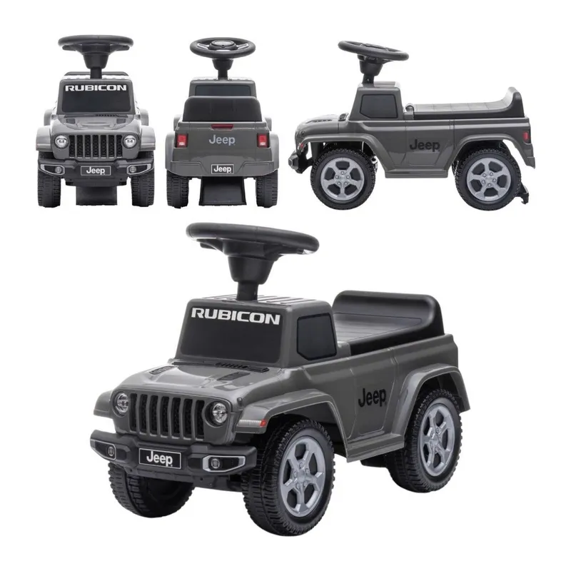 Jeździk Odpychacz JEEP Z Dźwiękiem TUM-TUM Auto Dla Dzieci - Szary