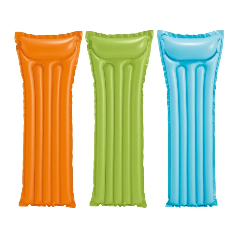 Materac Do Pływania Mix Kolorów Z Poduszką INTEX 59703 183 x 69 cm