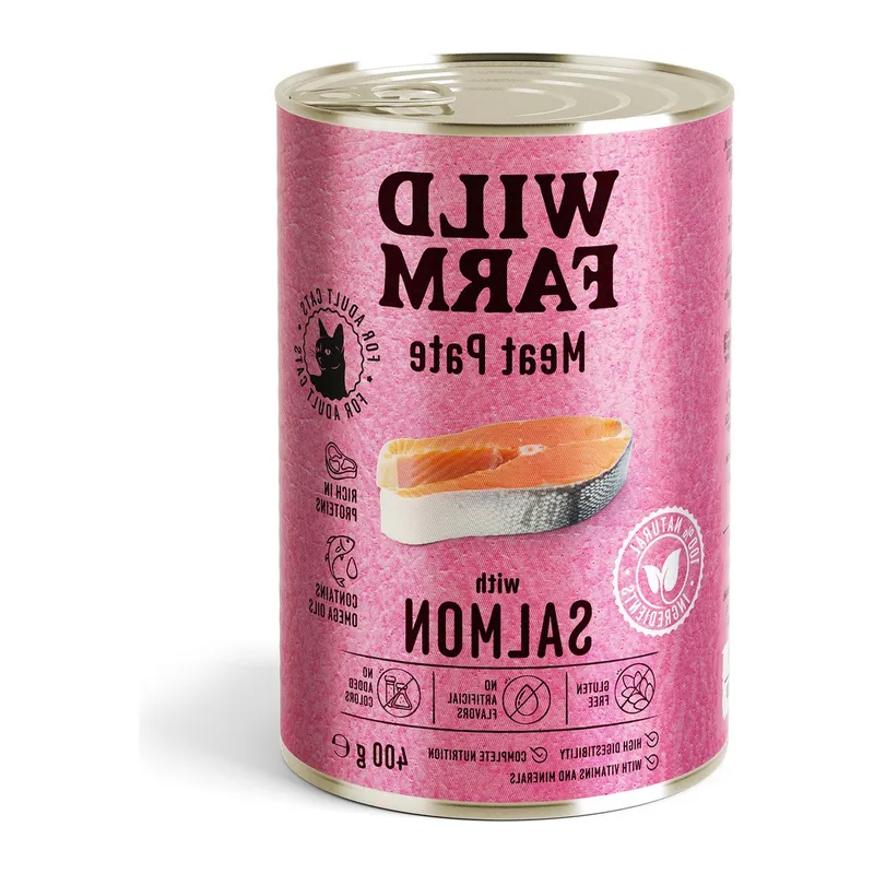 Karma Mokra Dla Kota Dorosłego Z Łososiem Bezglutenowa ZOOJOY 400 g