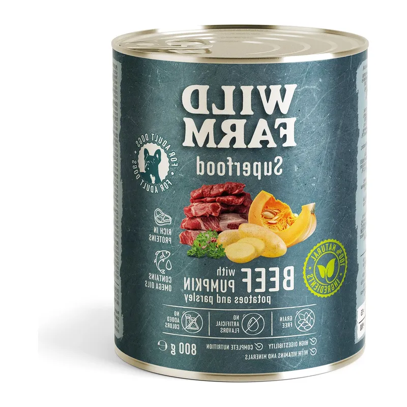 Karma Mokra Dla Psa Wołowina Z Dynią I Pietruszką ZOOJOY 800 g
