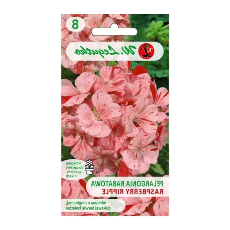 Pelargonia Rabatowa Divas F1 Pstra Pomarańczowo Czerwona GARDIVA 0,04 g