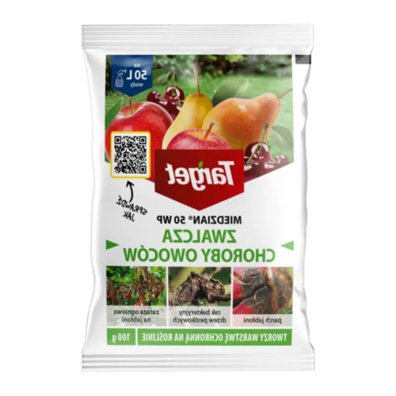 Miedzian 50 WP – Ochrona Warzyw I Owoców Przed Chorobami Grzybowymi I Bakteryjnymi, 100 g