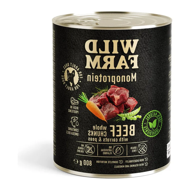 Karma Mokra Dla Psa Wołowina Monoproteinowa Hypoalergiczna ZOOJOY 800 g