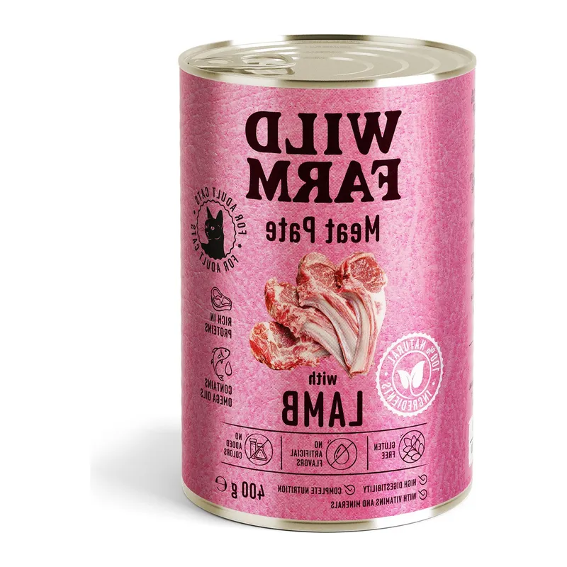 Karma Mokra Dla Kota Dorosłego Z Jagnięciną ZOOJOY Wild Farm 400 g