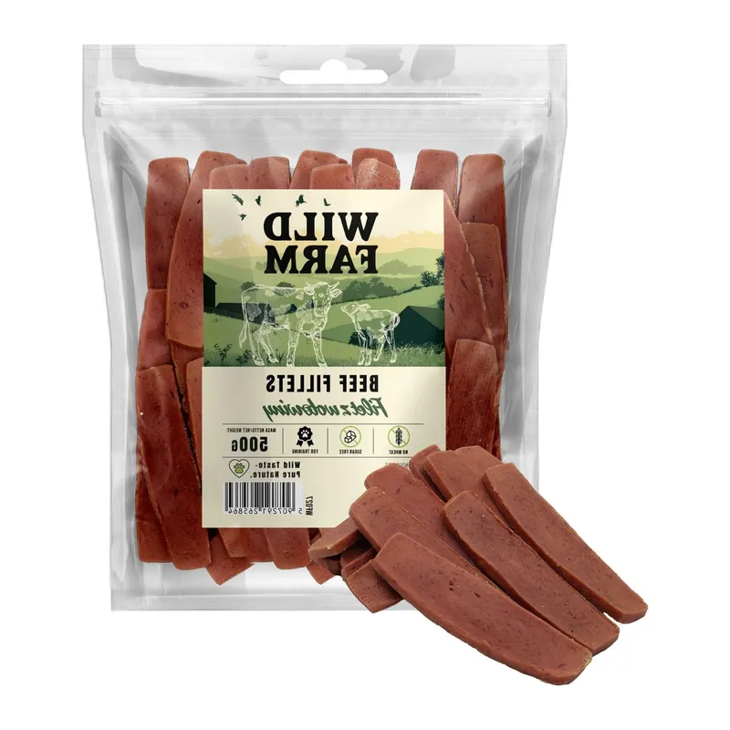 Przysmak Dla Psa Filet Z Wołowiny Naturalny Bezzbożowy ZOOJOY 500 g