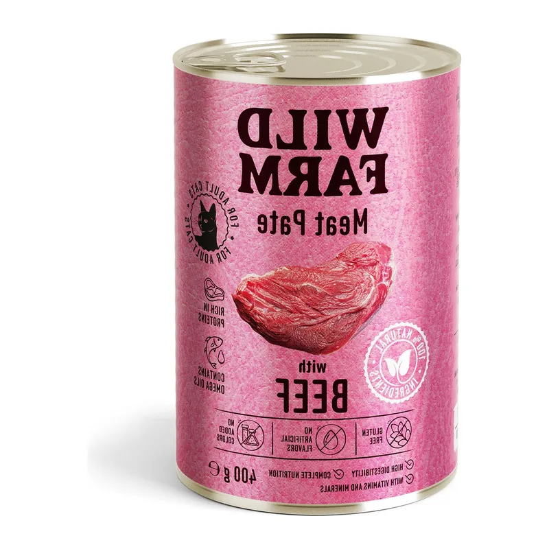 Karma Mokra Dla Kota Dorosłego Z Wołowiną Bezglutenowa ZOOJOY 400 g