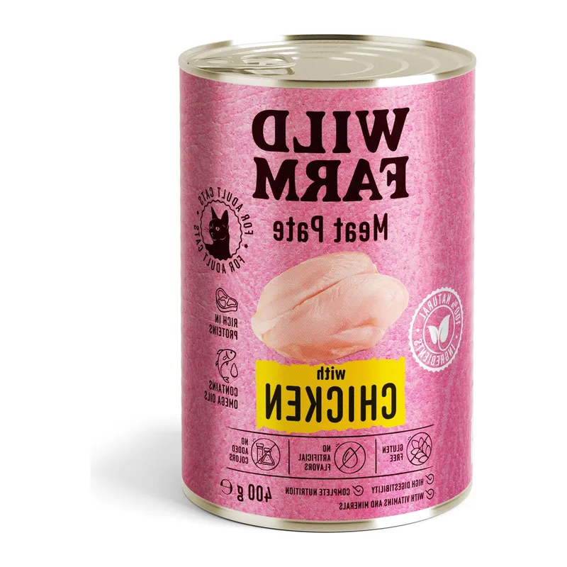 Karma Mokra Dla Kota Dorosłego Z Kurczakiem Bezglutenowa ZOOJOY 400 g
