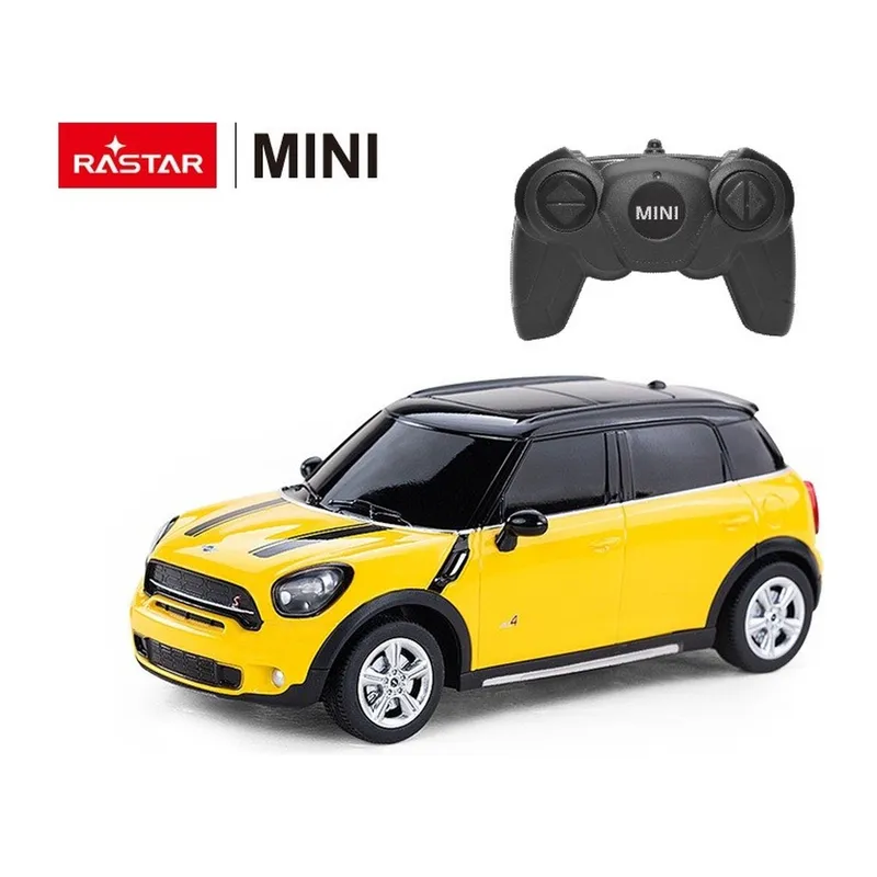 Samochód Zdalnie Sterowany TUM-TUM Mini Cooper S Countryman 1:24 - Żółty