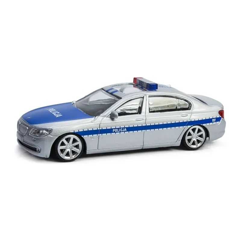 Model Samochodu Metalowy Policyjny TUM-TUM BMW 7 Policja 1:43