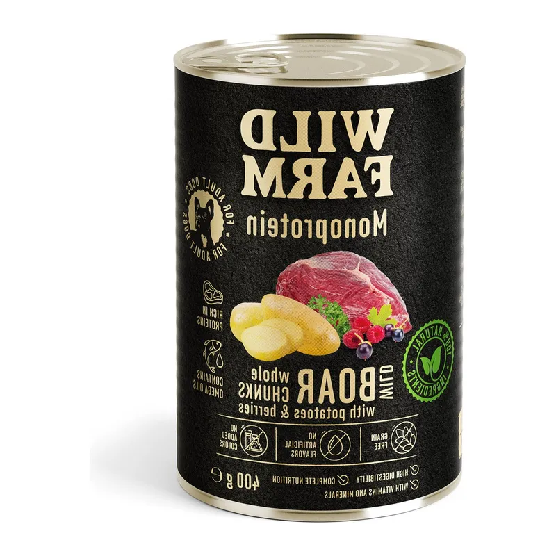 Karma Mokra Dla Psa Monoproteinowa Z Dziczyzną Hipoalergiczna ZOOJOY 400 g
