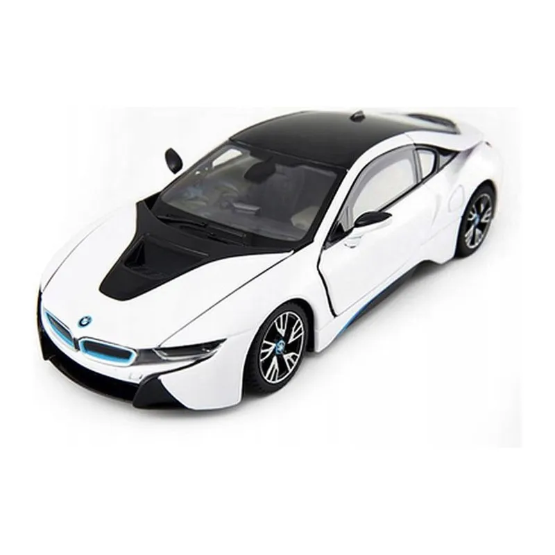 Model Auta Metalowy Z Otwieranymi Drzwiami 1:24 TUM-TUM BMW I8 20 cm - Biały