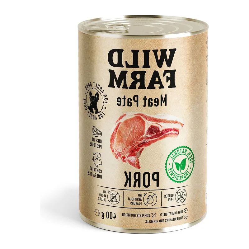 Karma Mokra Dla Psa Dorosłego Wieprzowina ZOOJOY Wild Farm 400 g